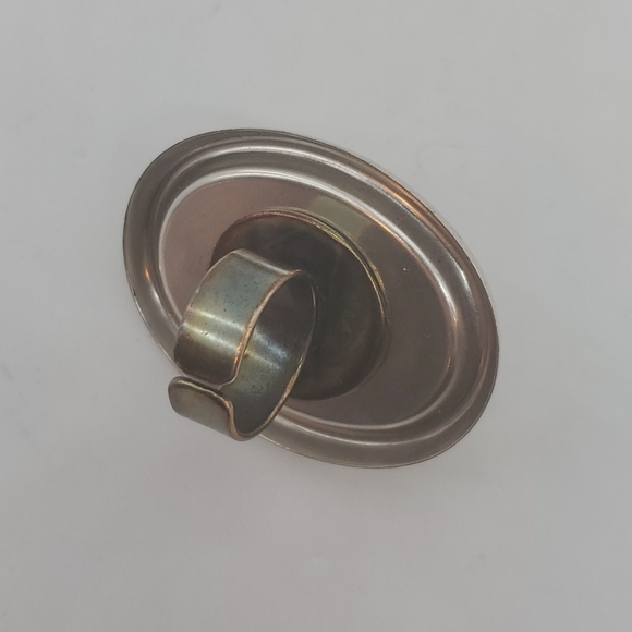 TURKEY STUFFING PLATTER SWAROVSKI RHINESTONE RING - Picture 7 of 8